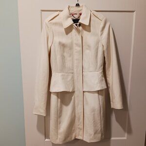Banana Republic - Wool Blend Peplum Coat
